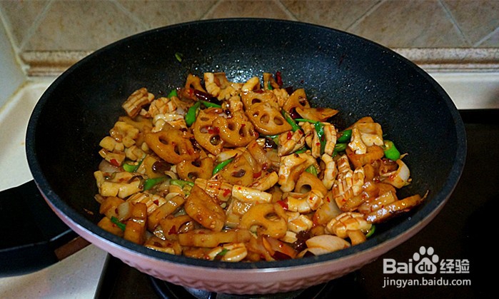 教你做香辣鱿鱼煲