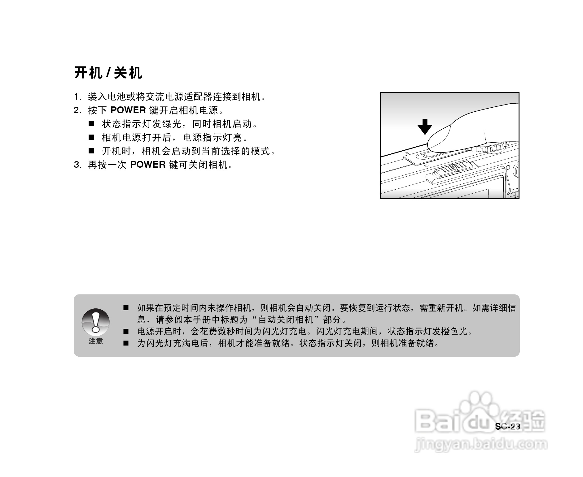 拍得丽SL-86码相机使用说明书:[3]