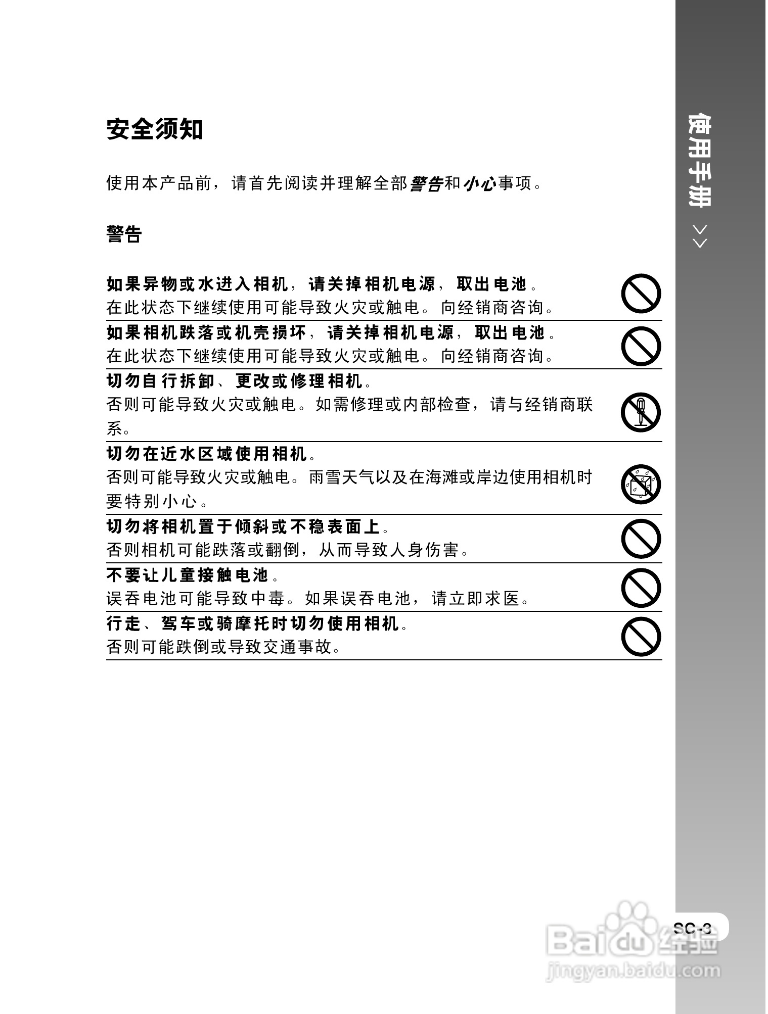 拍得丽SL-58数码相机使用说明书:[1]