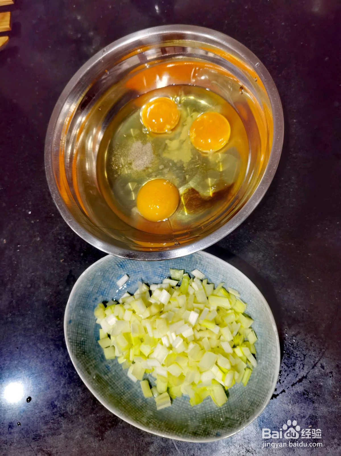 韭黄炒滑蛋的做法