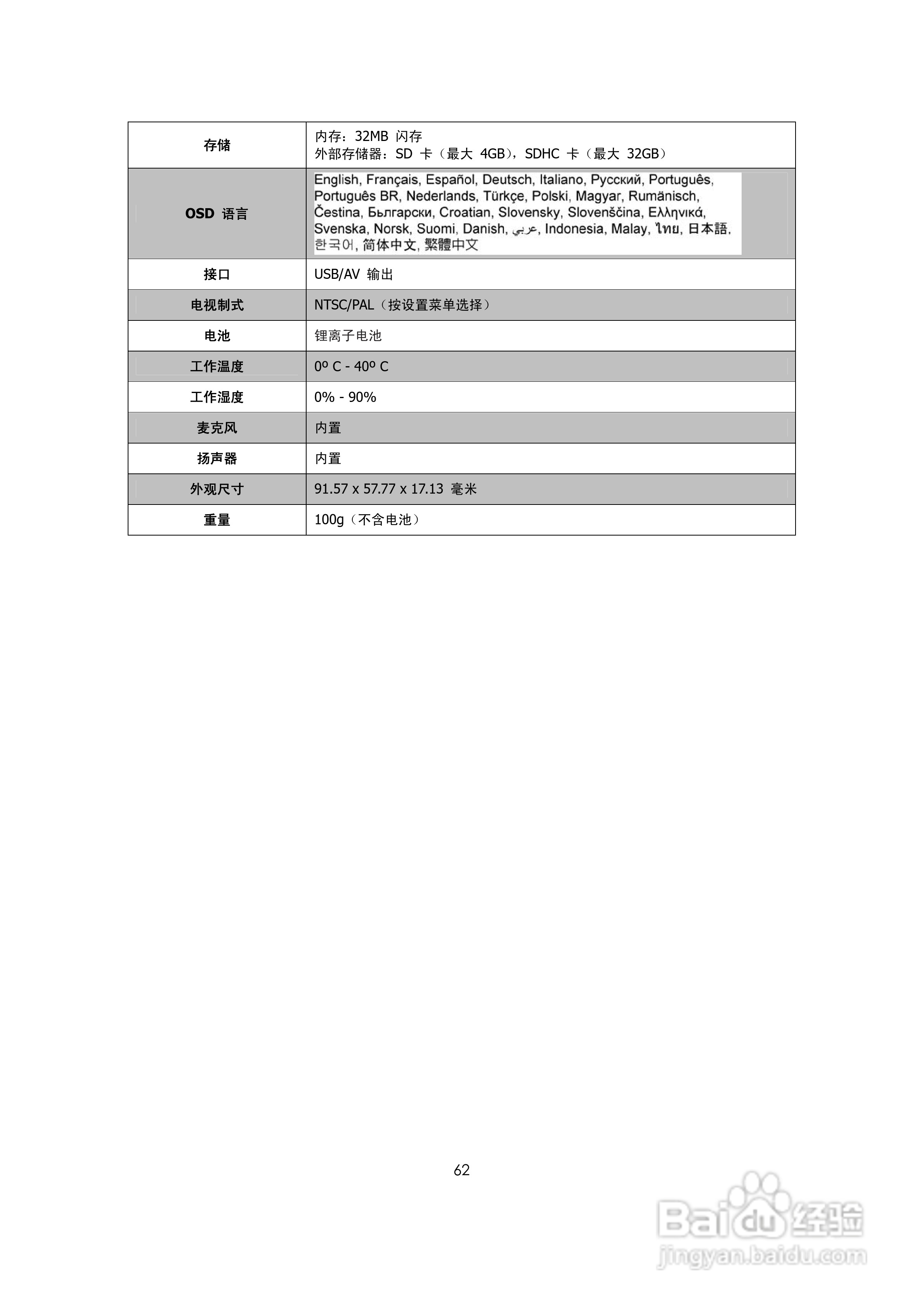 海尔DC-G30数码相机说明书:[7]