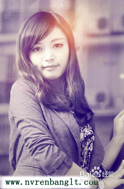 看！小任用ps制作非主流美女