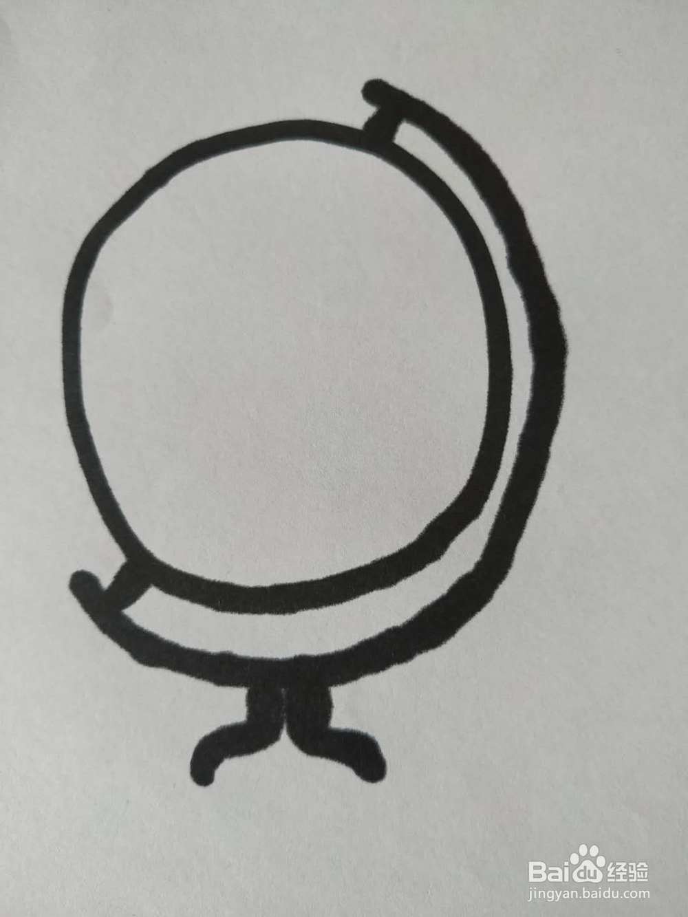 地球仪的简笔画怎么画，怎么画地球仪？