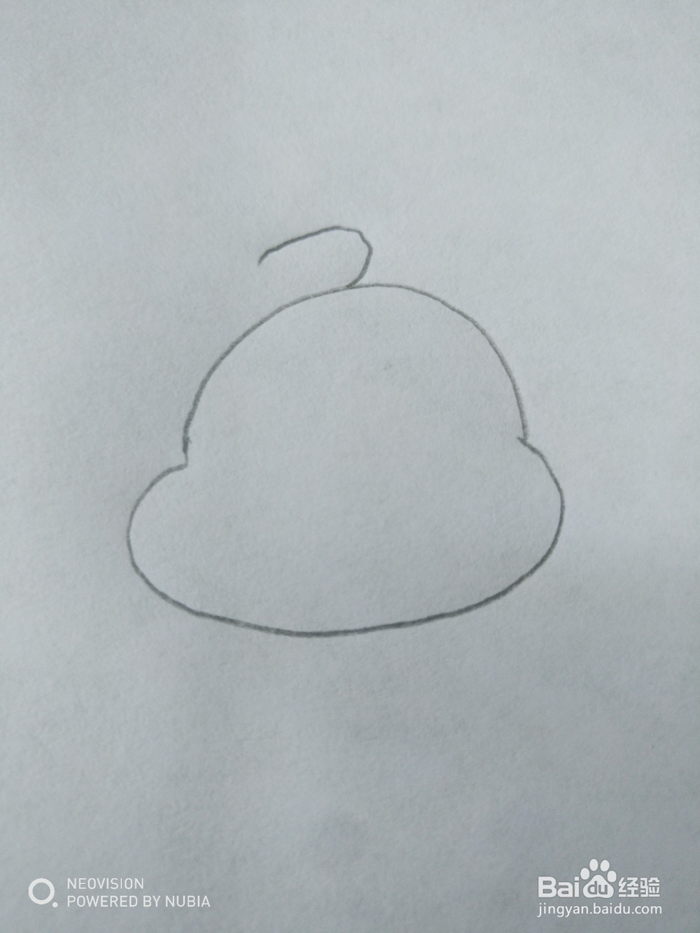 可爱的小鸭子头怎么画