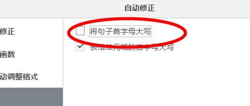 Speedoffice将句子首字母大写怎样关闭