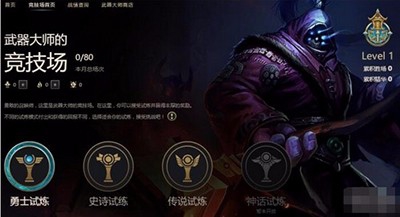 lol武器大师的竞技场活动有哪些