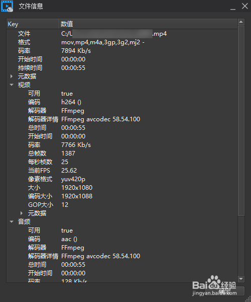 FormatPlayer怎样查看正在播放视频的详细信息