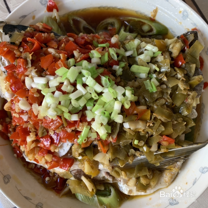 简单家常双椒鱼头