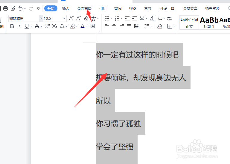 怎么在WPS文档中更改文字方向