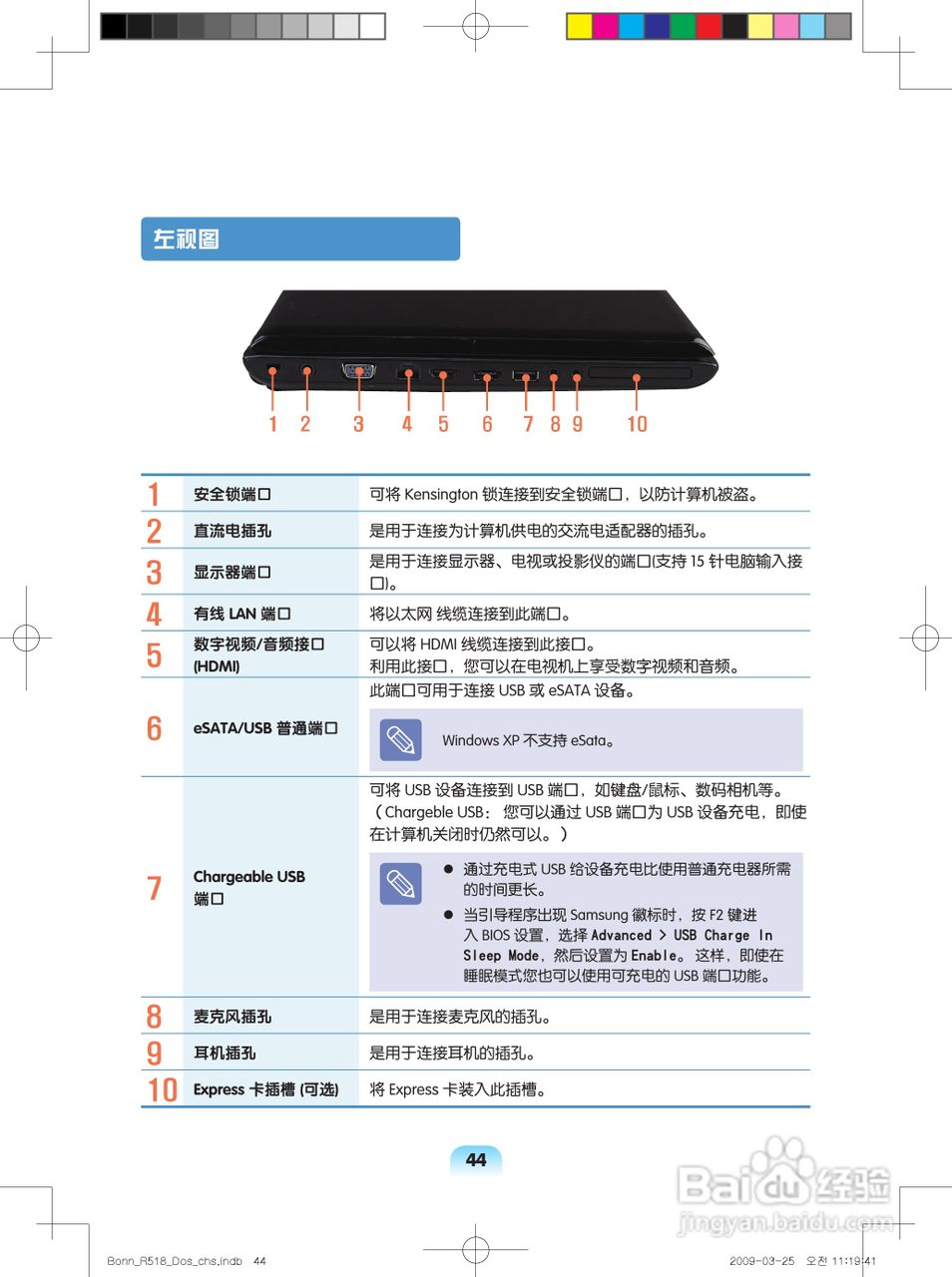 三星R518笔记本电脑使用说明书:[5]