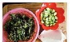 教你做荠菜蚕豆豆腐羹