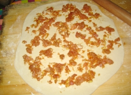 香煎千层肉饼