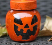 玻璃罐手工制作南瓜灯的简单做法教程