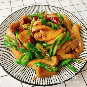 青椒炒面筋的做法