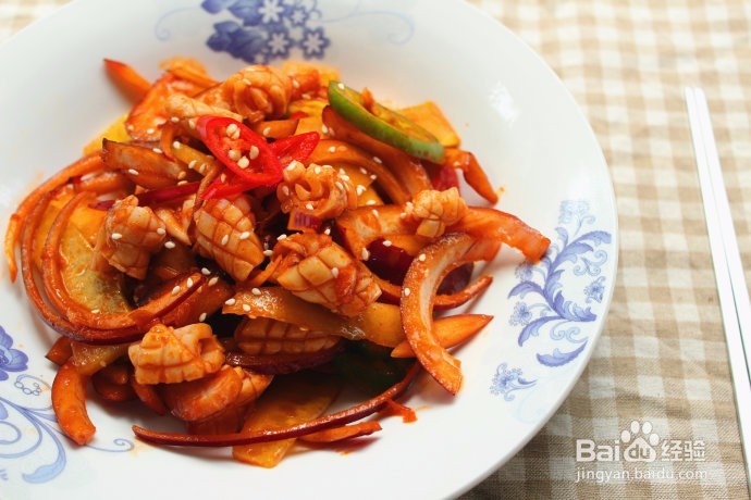 自制韩式凉拌鱿鱼