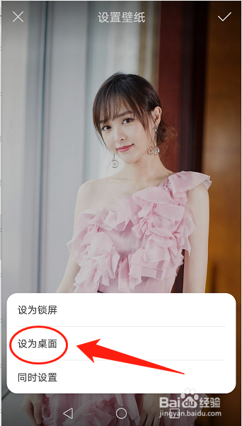 怎么设置手机桌面背景