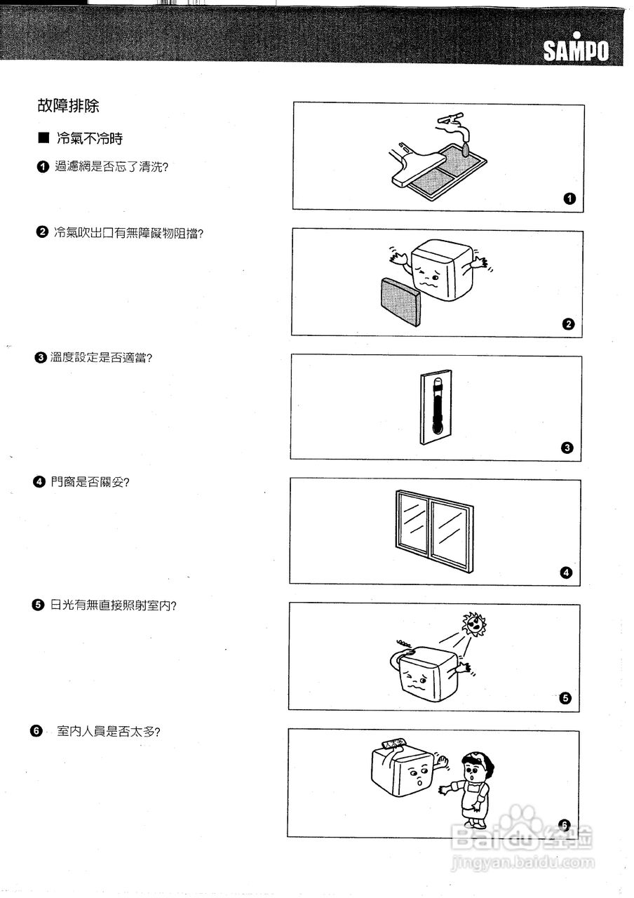 声宝AW-D25BR窗型冷气机说明书:[2]