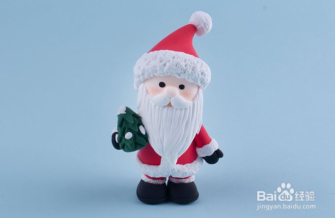 圣诞老人粘土制作教程