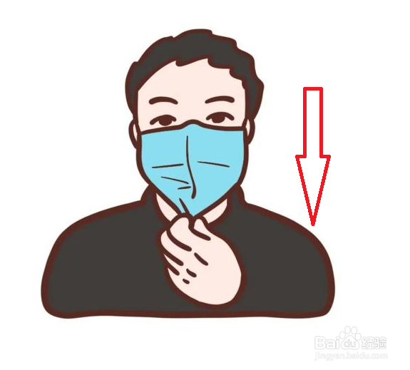 做核酸正确的摘口罩方法图片