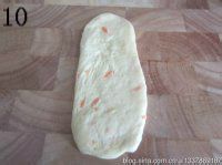 鲜奶油胡萝卜餐包的做法