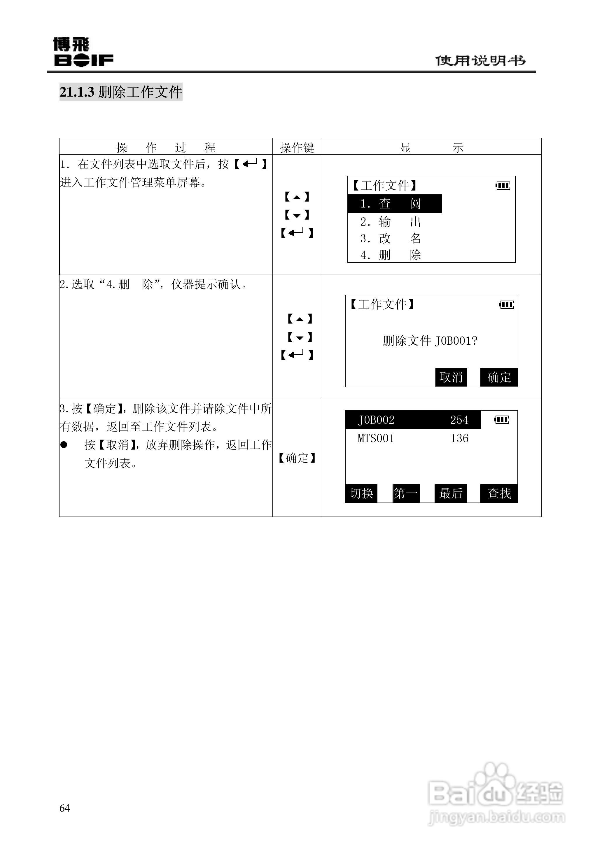 博飞BTS800系列全站仪说明书:[7]