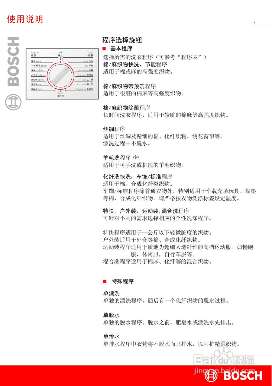 博世WAG20269TI全自动滚筒式洗衣机使用及安装说明书:[1]