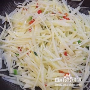 醋溜土豆丝的做法