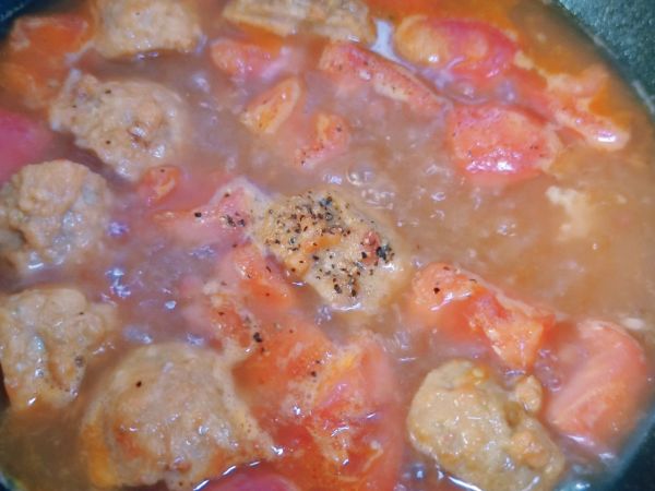 玉子豆腐肉丸酸汤