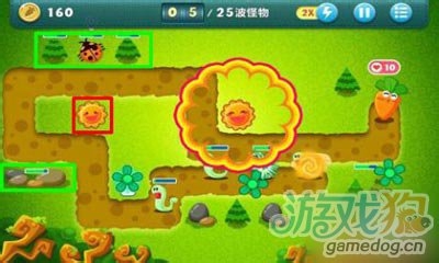 保卫萝卜电脑版丛林主题第5关金萝卜攻略