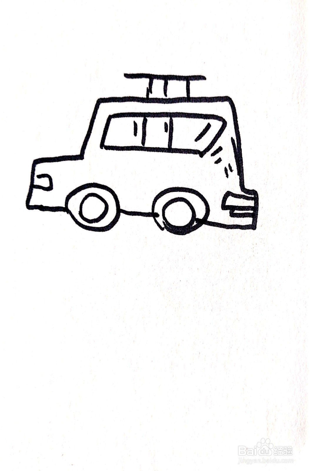 警车线描画怎么画