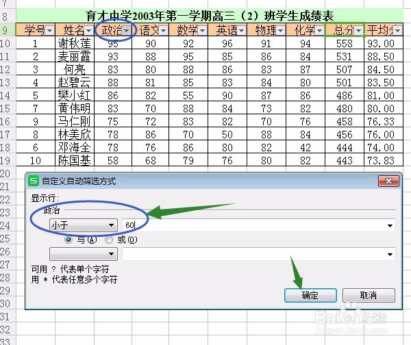 如何应用WPS表格的数据自动筛选