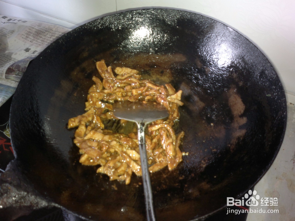 如何煸炒制肉丝