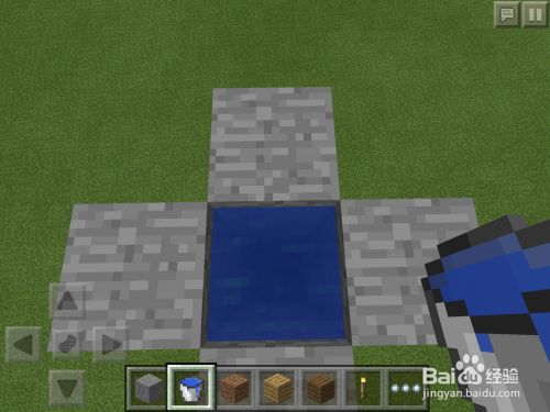 Minecraft中如何造卡墙角水电梯 百度经验