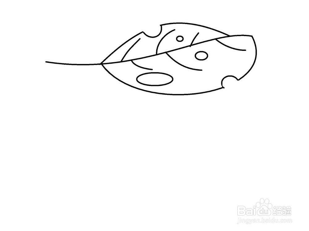 怎样画冬天的落叶