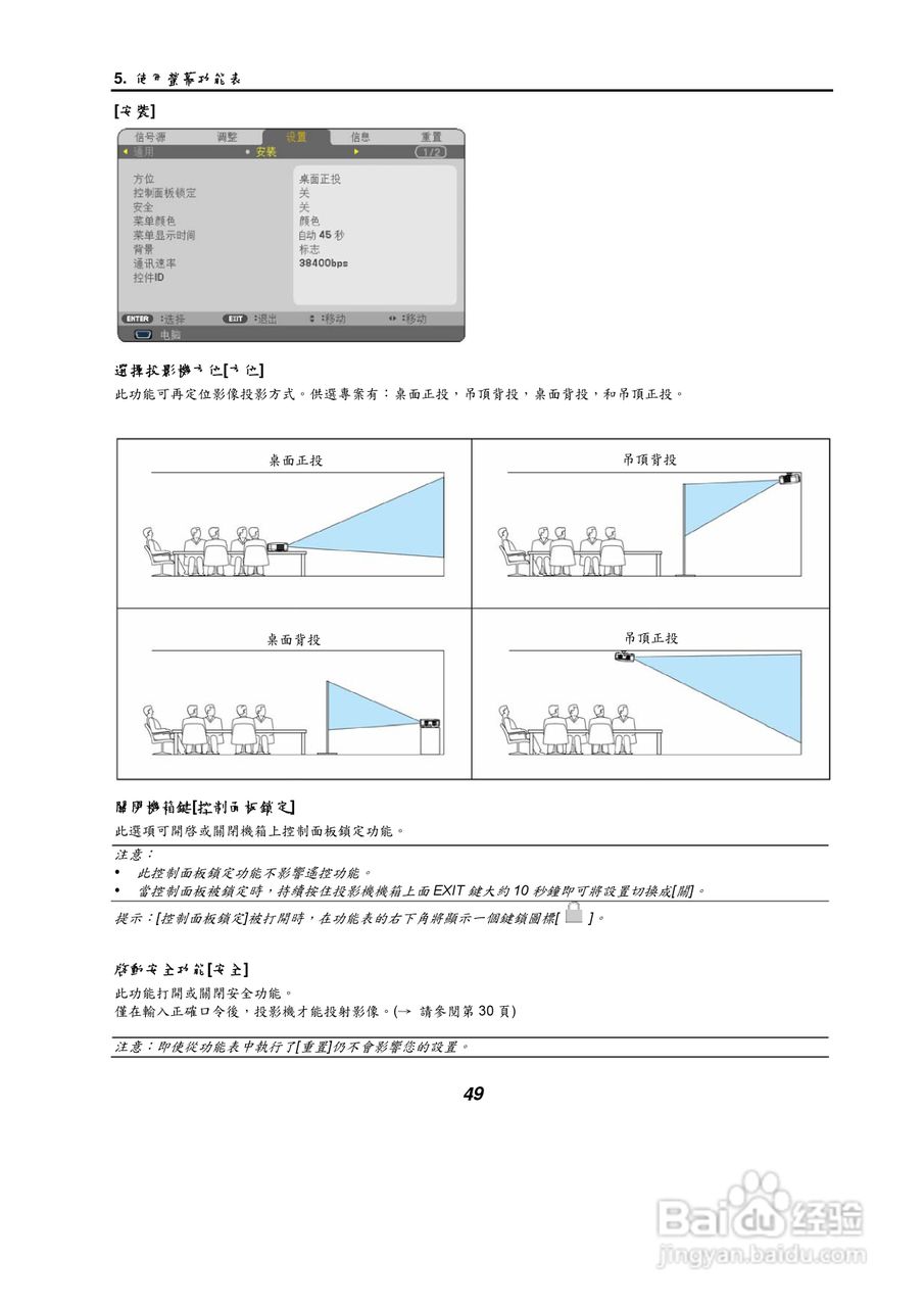 NEC NP61/NP41手提式投影机使用手册:[6]