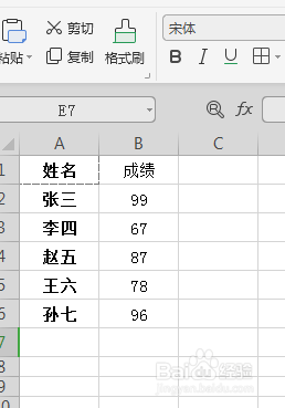 WPS表格如何加粗字体