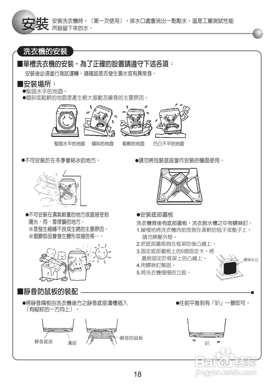 三洋SW-688UF洗衣机使用说明书:[2]