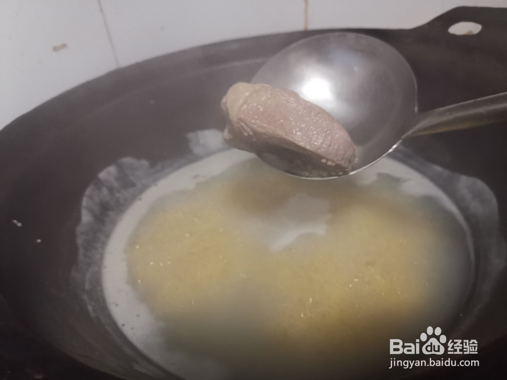 猪肉汤捞小米饭