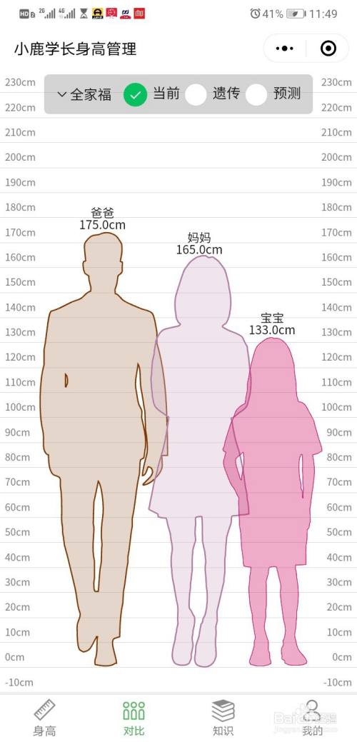 如何使用小程序来管理小孩身高