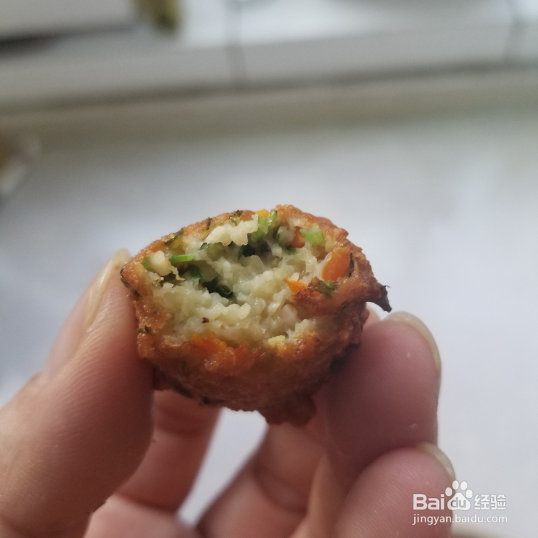 吃光光的豆渣素丸子