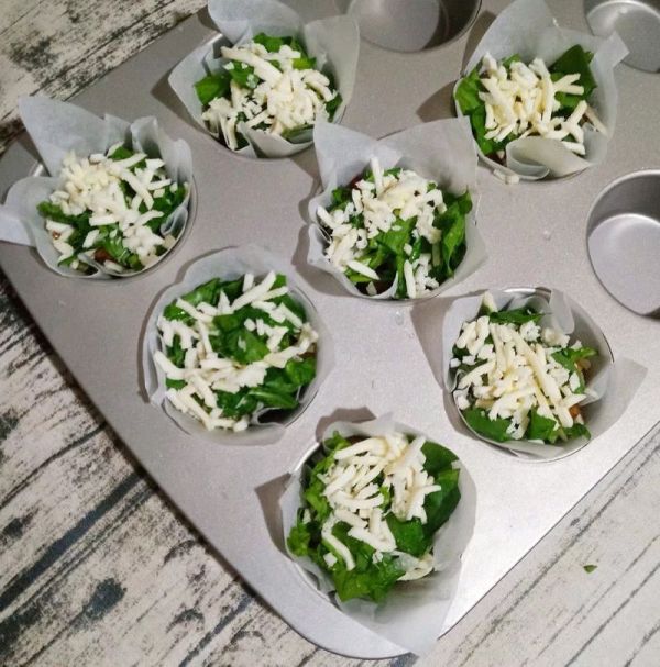 芝士蔬菜鸡蛋杯