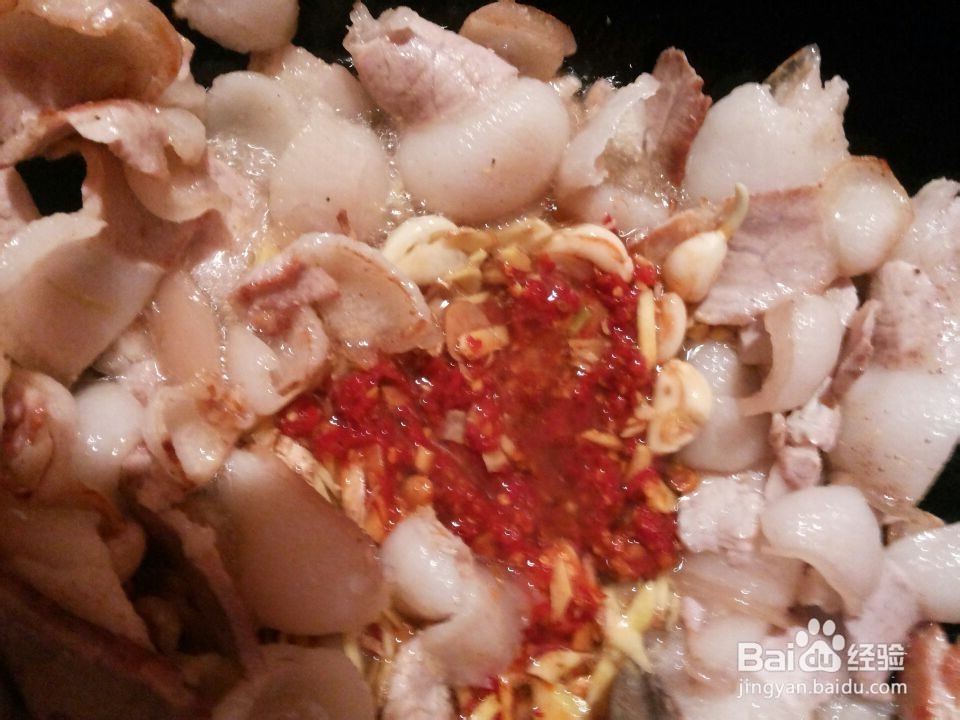 四川干豇豆回锅肉