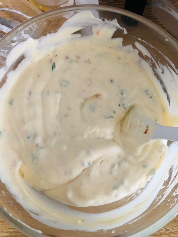 香葱肉松火腿蛋糕