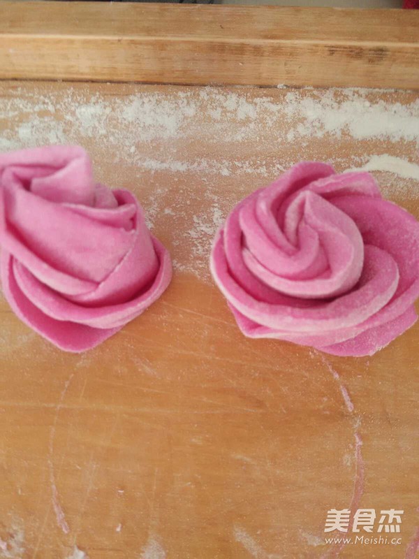 玫瑰小花卷的做法
