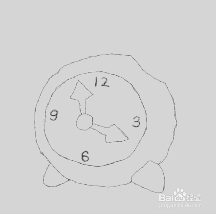 简笔画闹钟是怎么画的