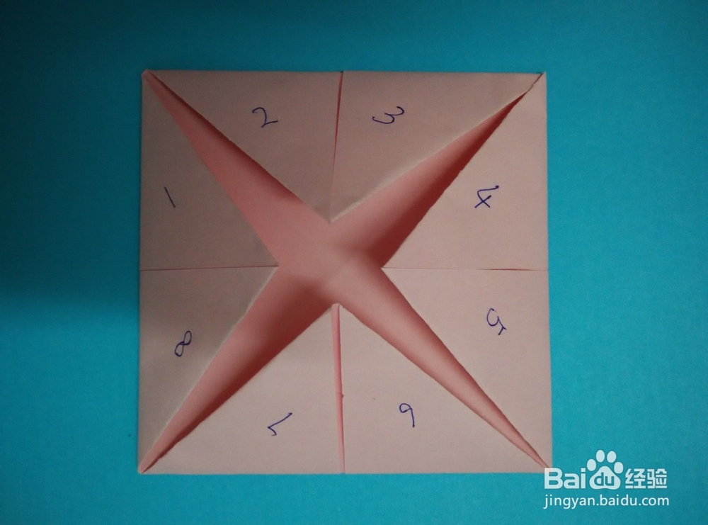 手工系列：[4]东南西北折纸