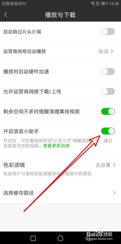 爱奇艺如何开启语音小助手