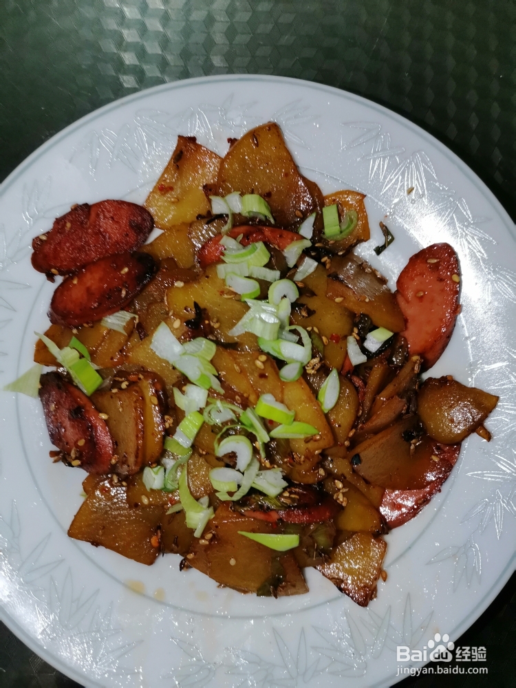 新手适合做的孜然火腿肠土豆片