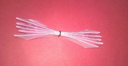 祭奠用的荷花亭的折法