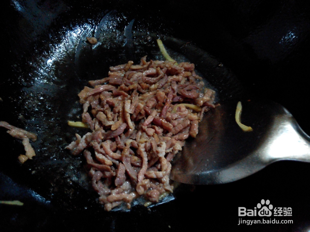 土豆肉丝的超简单家常做法。